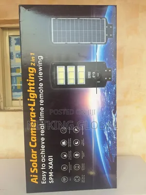 Street Lights With Solar Camera