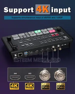 Fomako Video Switcher 5-Channel HDMI SDI (M2)