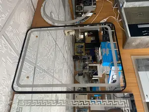 Multiple Light Mirror With Frame