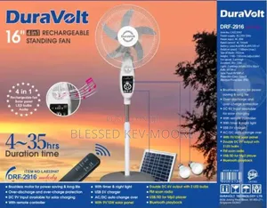 All Types and Sizes of Rechargeable/Solar Fans, Quality Prod