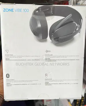 Logitech Zone Vibe 100 Wireless Headset With ANC.