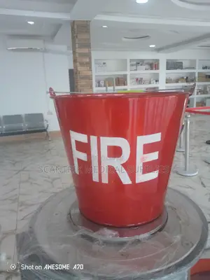 Photo - Fire Bucket For Fire Fighting Used At Home /Stop Fire