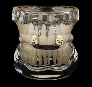 Grandeúr Luxury 14karat Gold Plated Teeth Tooth Grillz