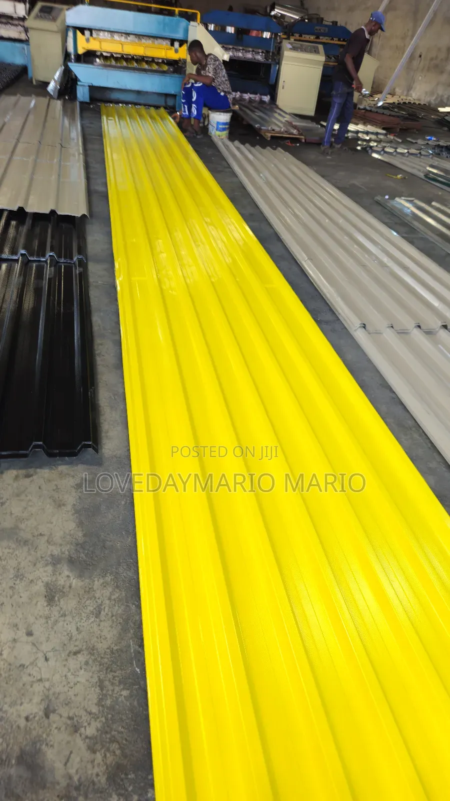 Aluminium Roofing Yellow Material