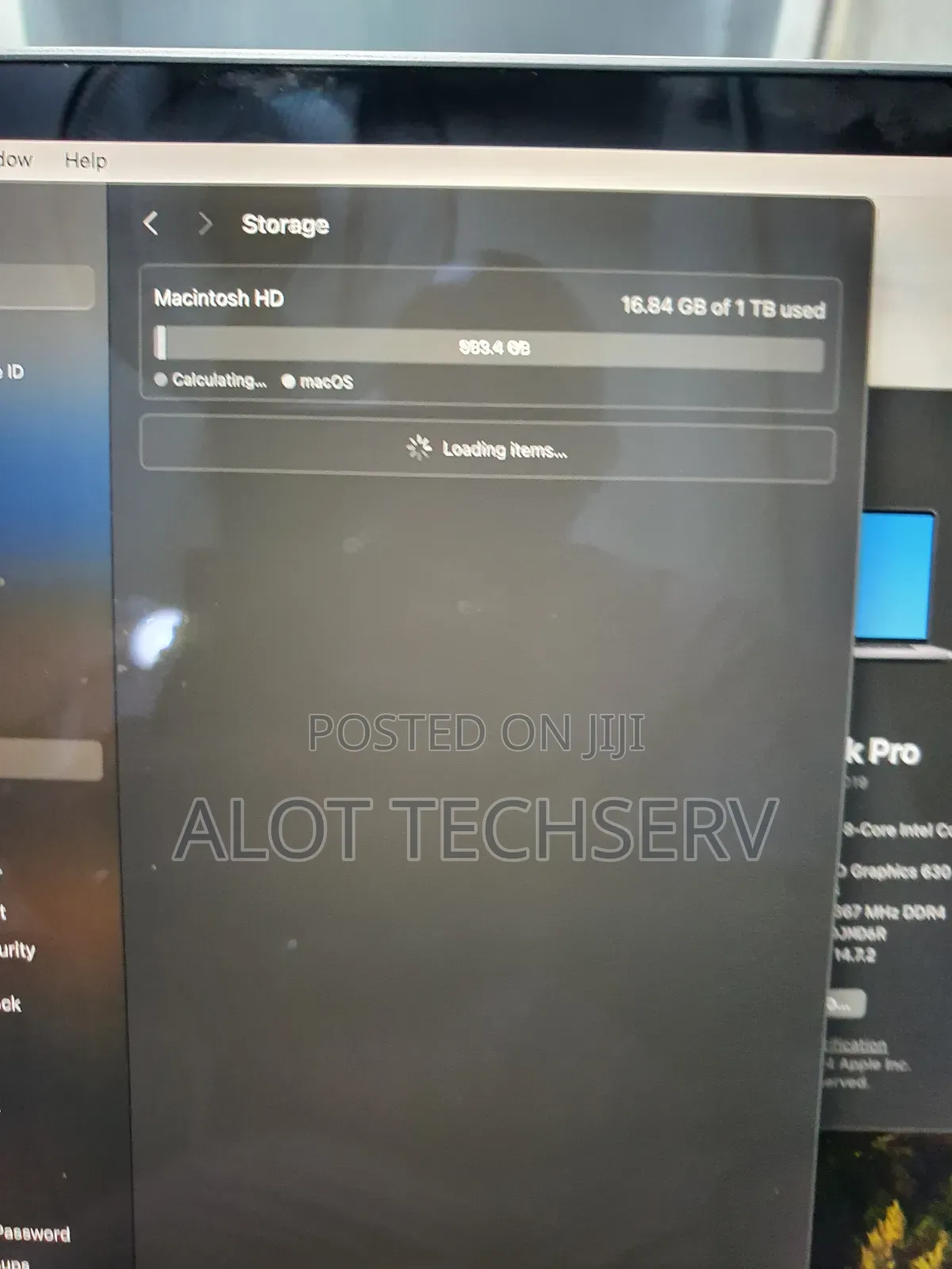 Laptop Apple MacBook Pro 2019 32GB Intel Core I9 SSD 1T