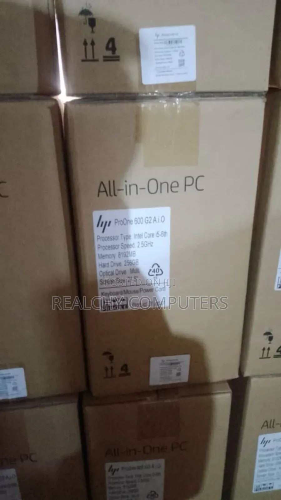 New Desktop Computer HP ProOne 400 G3 8GB Intel Core I5 SSD 256GB