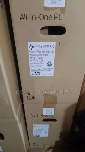 New Desktop Computer HP ProOne 400 G3 8GB Intel Core I5 SSD 256GB