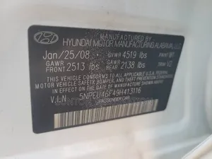 Hyundai Sonata 3.3 Limited 2008 White