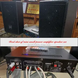 Bluetooth Amplifier With 2pcs Wall Speaker