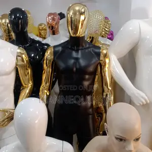 Balck and Gold Male Mannequin