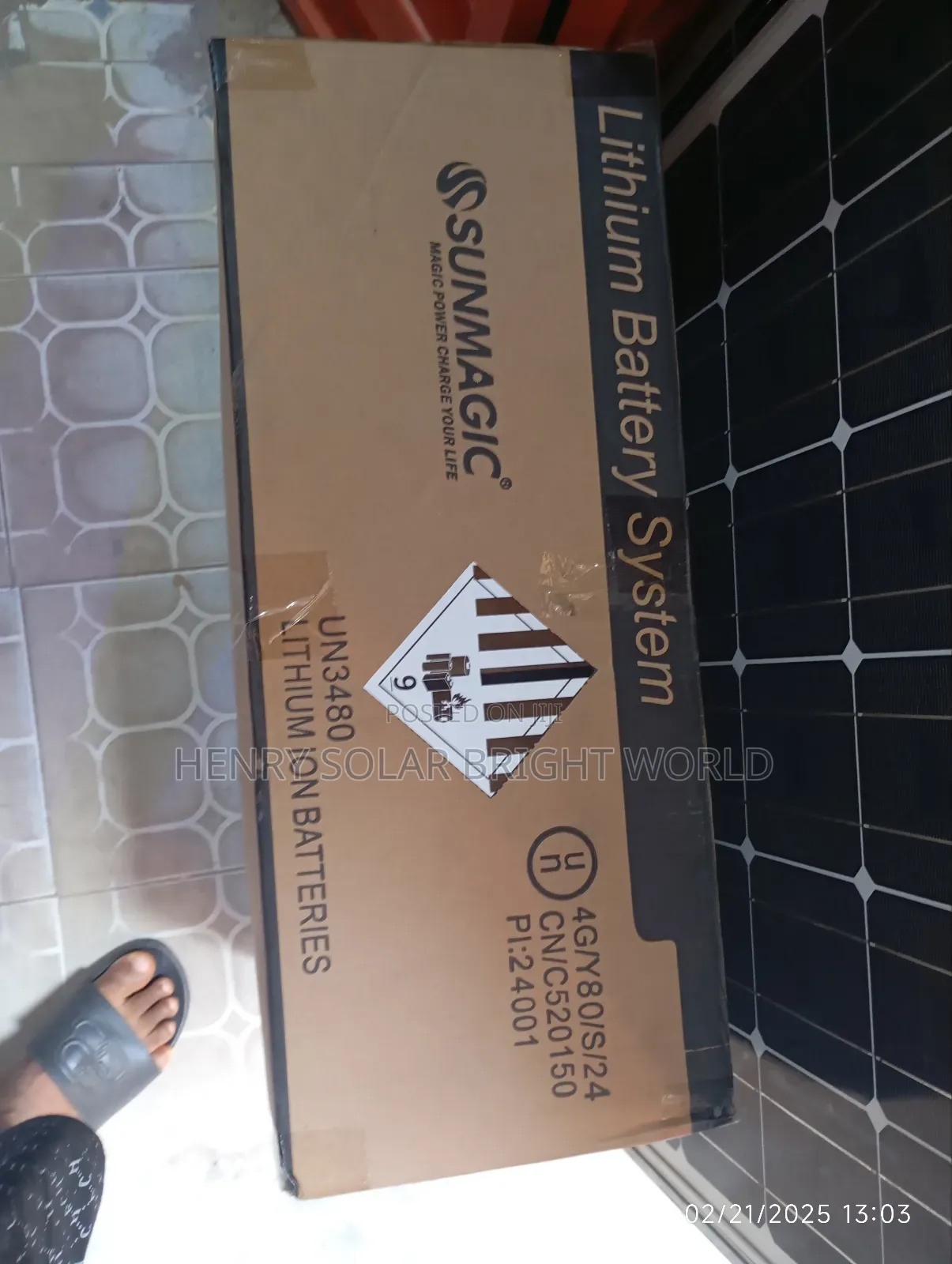 2.5kwh 24v Sunmagic Lithium Battery