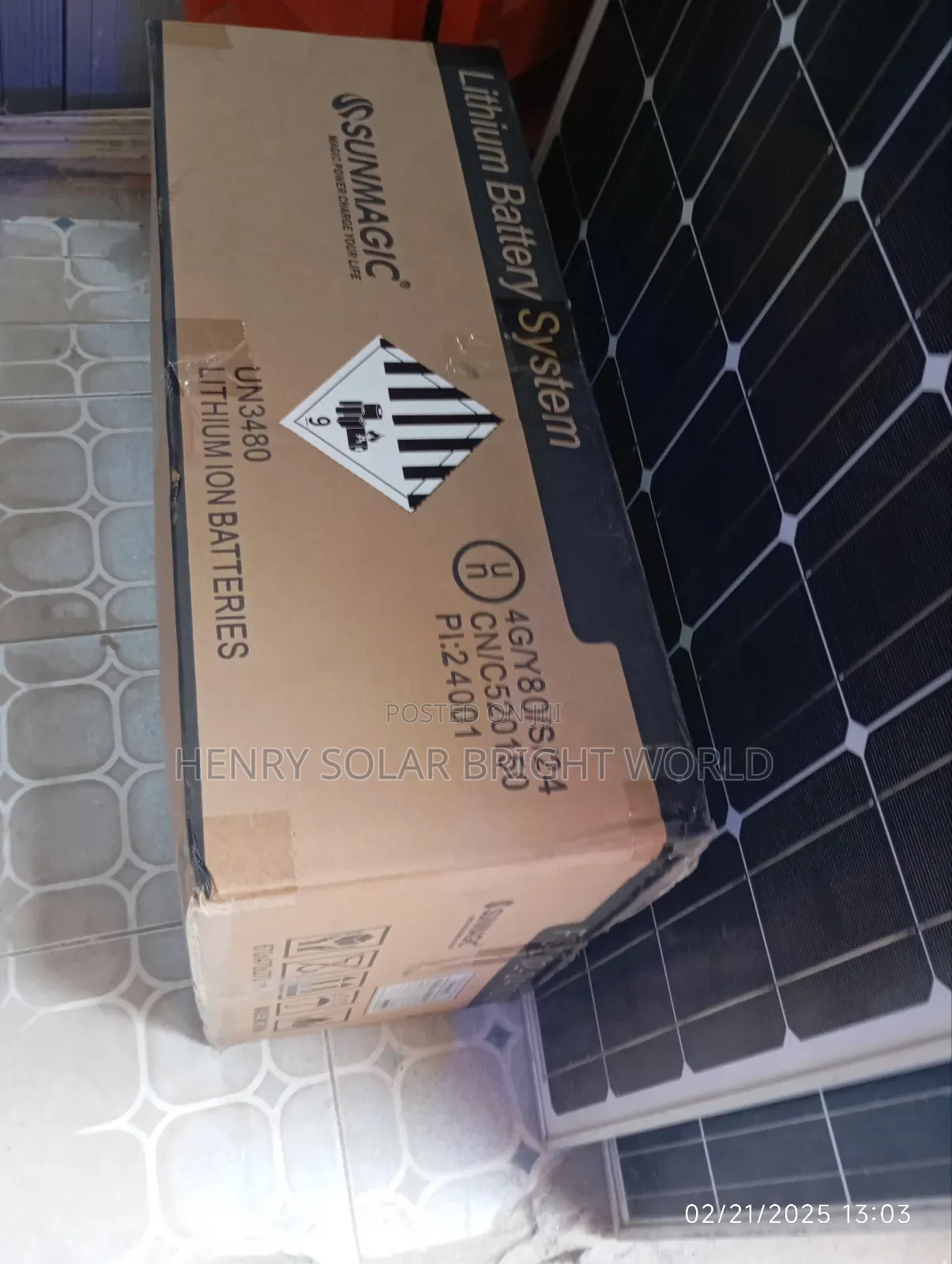 2.5kwh 24v Sunmagic Lithium Battery