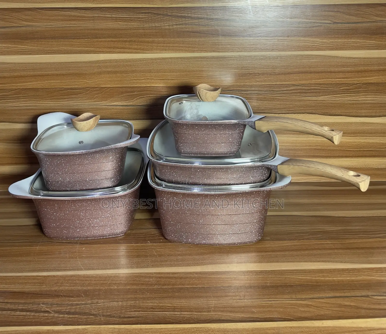 HONHEY 10pcs Square Casserole
