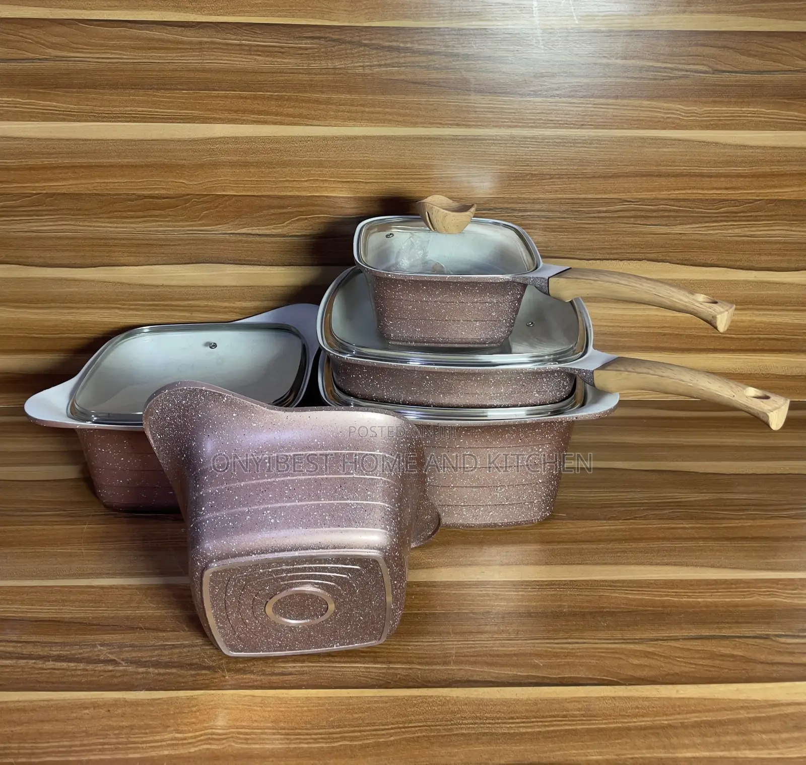 HONHEY 10pcs Square Casserole