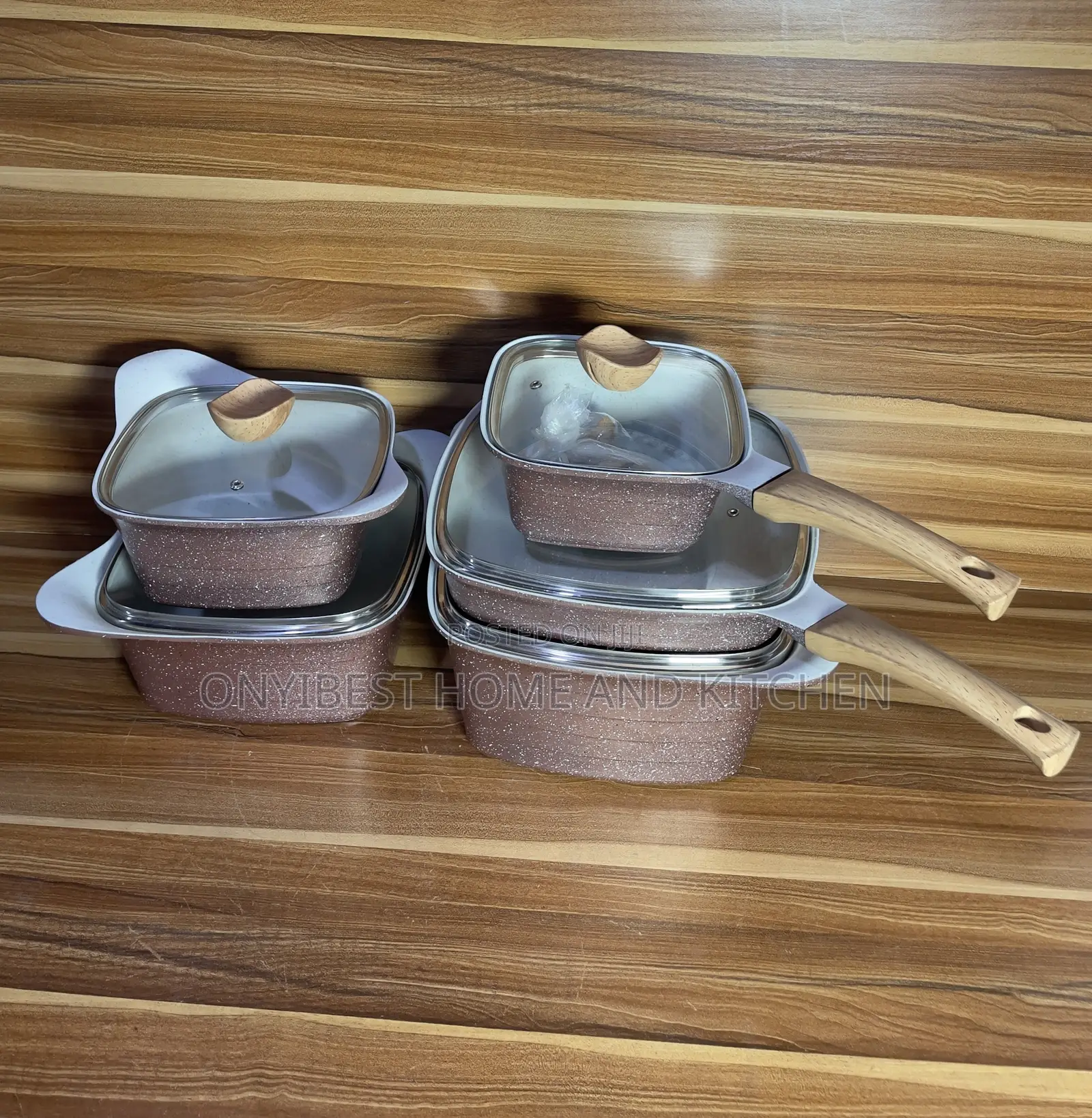 HONHEY 10pcs Square Casserole