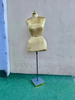 Fully Pinnable Gold Dress Form