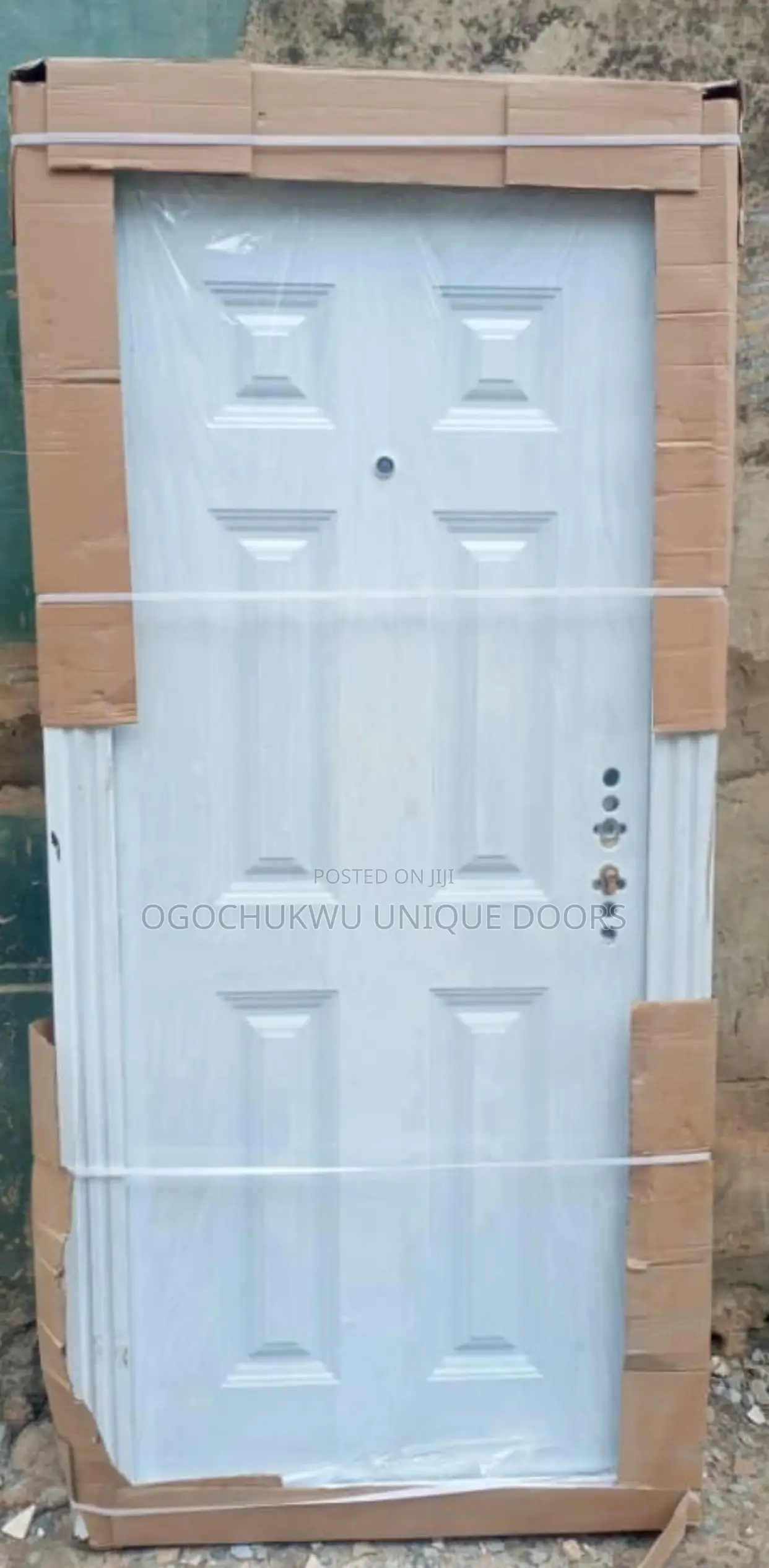 White Harmony Steel Door