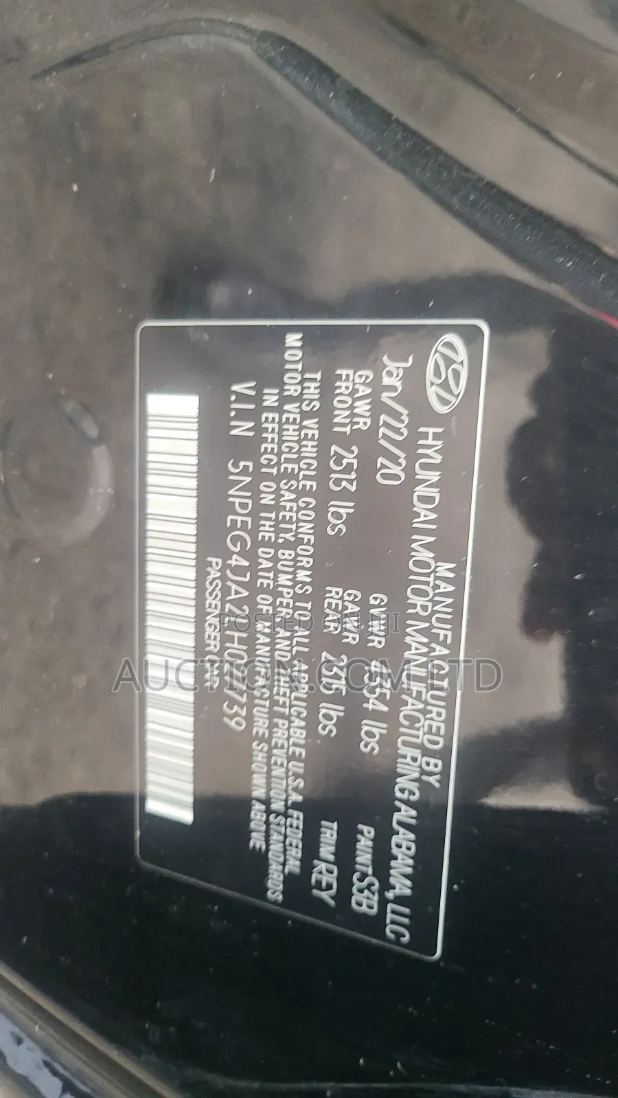 Hyundai Sonata SE 2020 Black