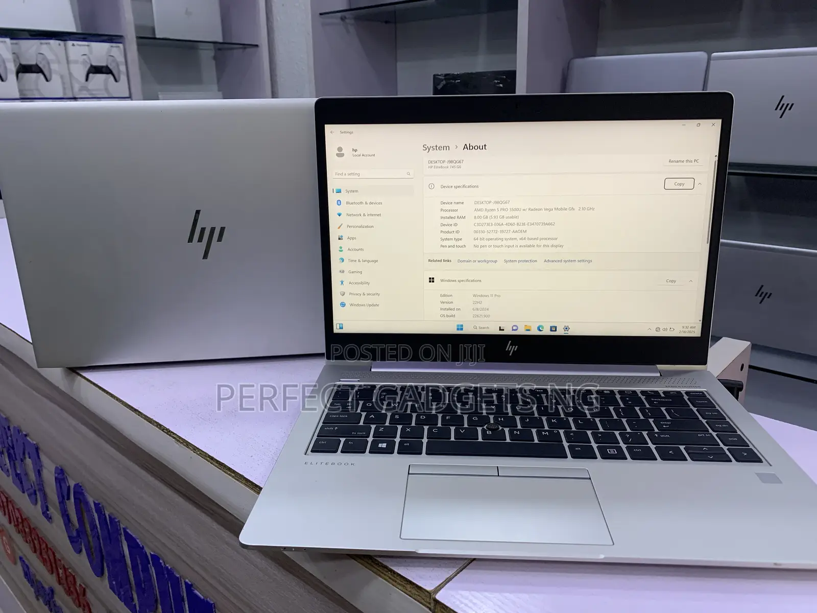 Laptop HP EliteBook 745 G5 8GB Intel Core I5 SSD 256GB