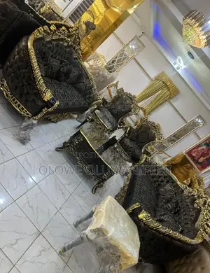 Elegant, Classic, Black Color Egypt Chair Set
