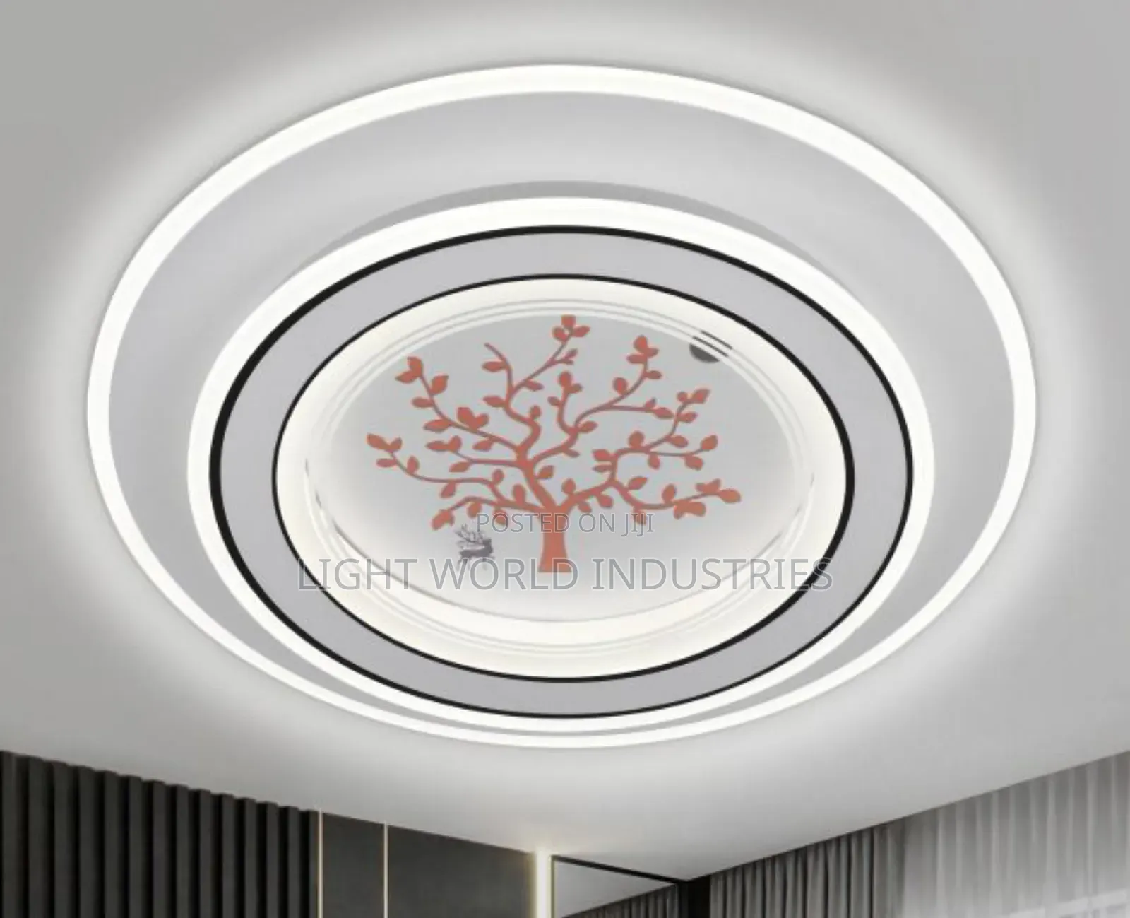 White Ceiling Chandelier Light