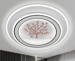 White Ceiling Chandelier Light