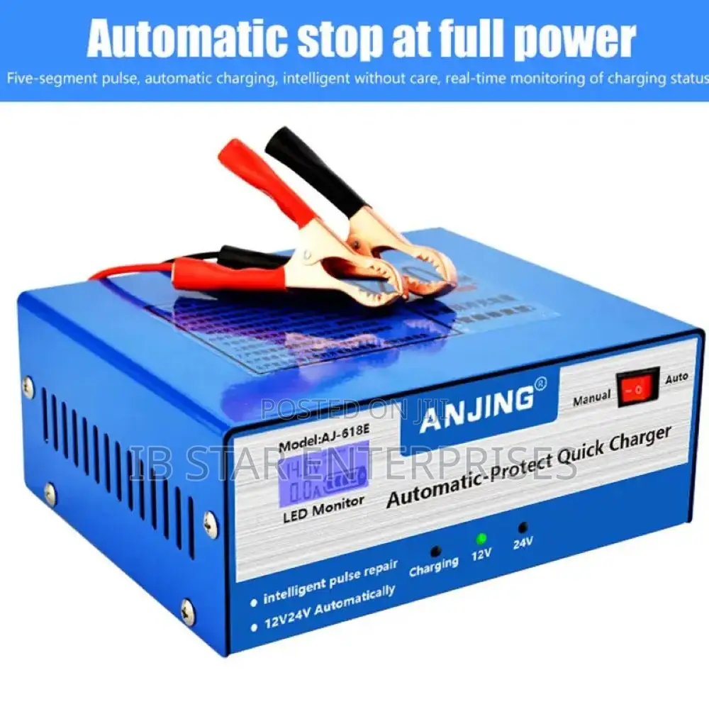 Vehicles Battery Charger Automatic Smart Pulse Repair