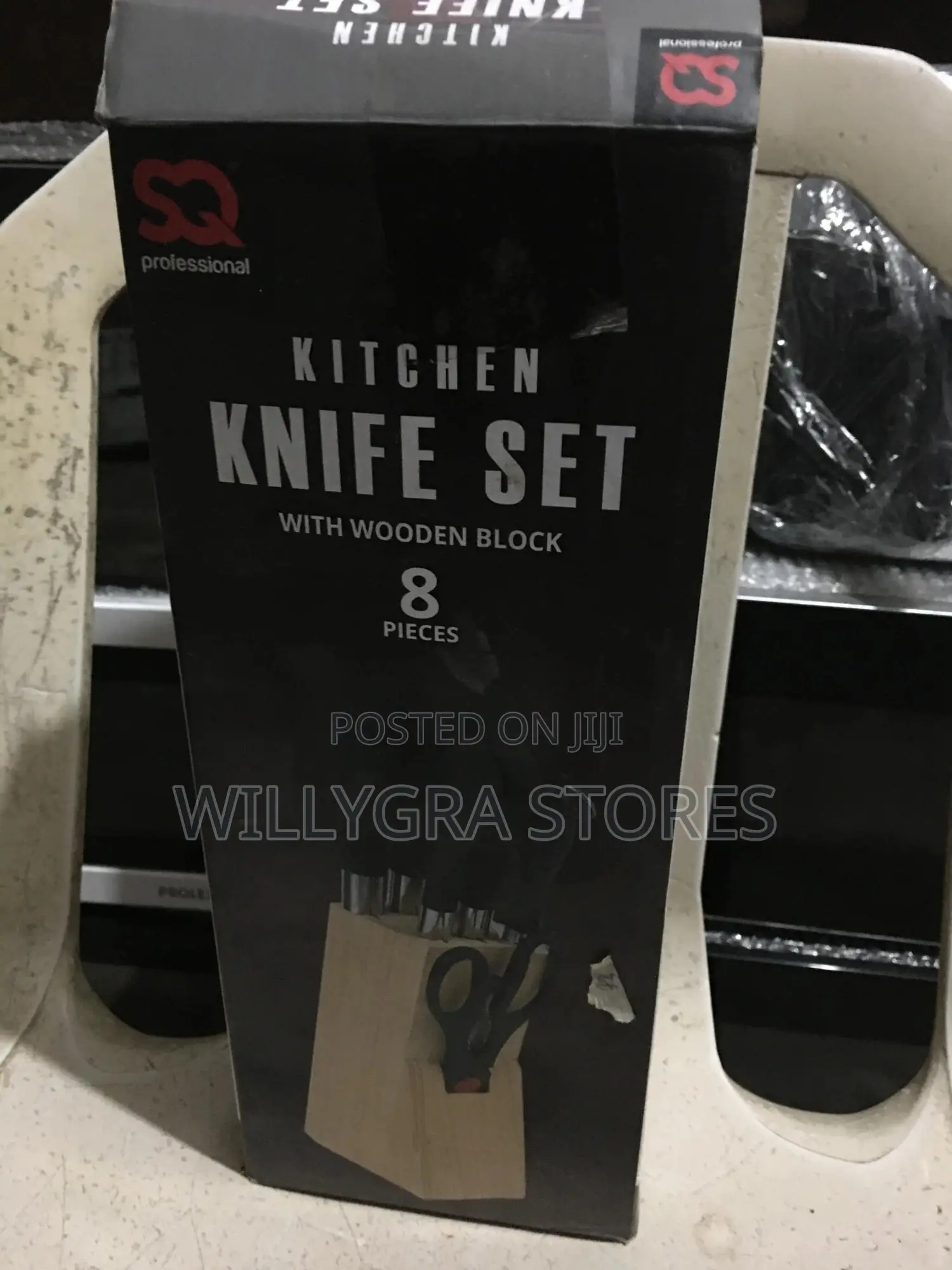 Professional Kitchen Knife Set And Kitchen Scissors