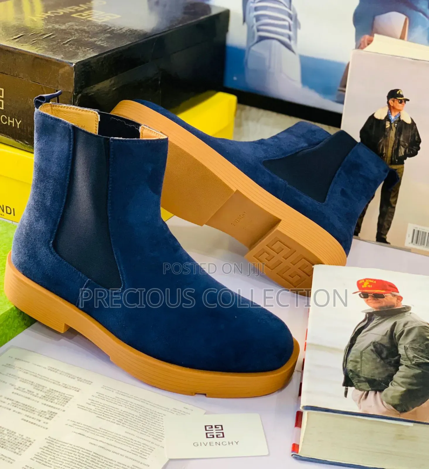 Brown Sole Givenchy Suede ANKLE Shoe