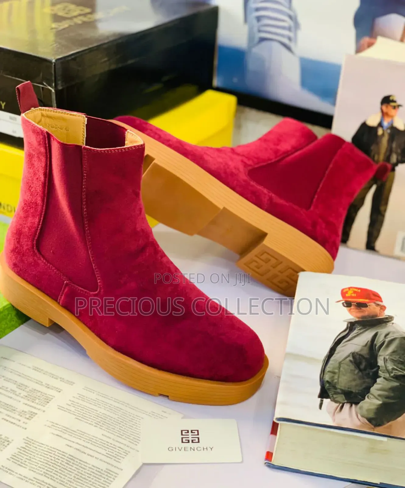 Brown Sole Givenchy Suede ANKLE Shoe