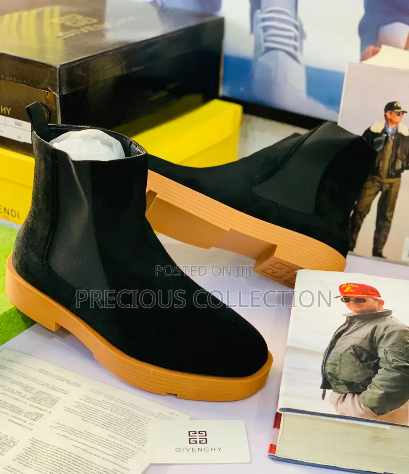 Brown Sole Givenchy Suede ANKLE Shoe