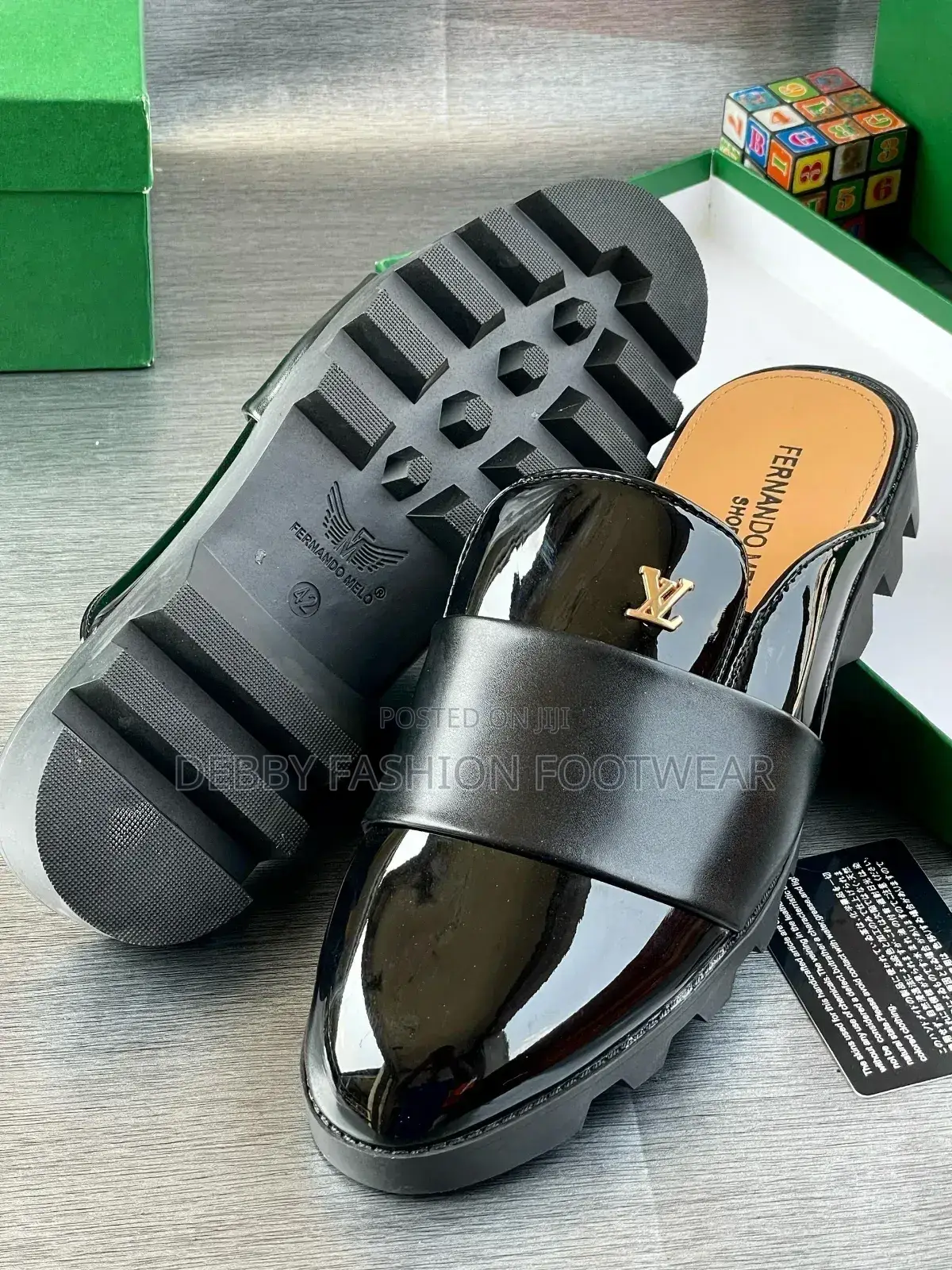 Glossy Fernando Melo Half Shoe