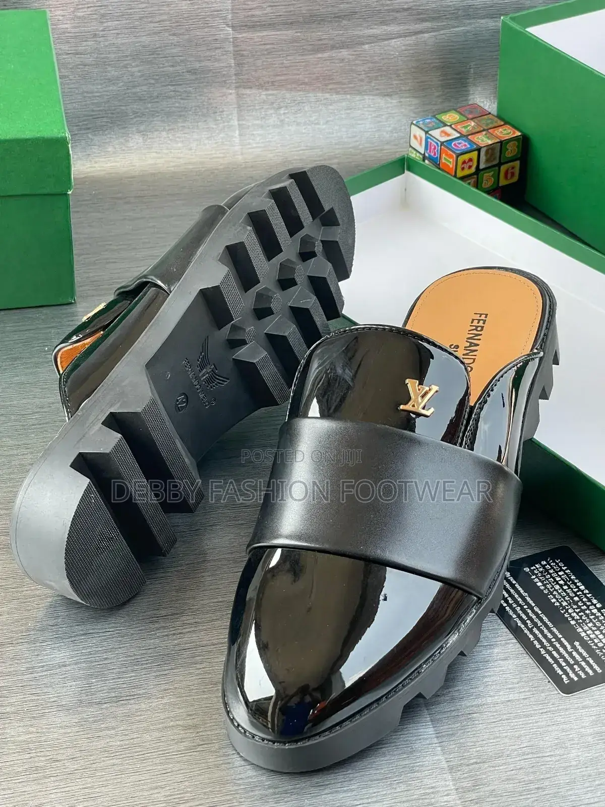 Glossy Fernando Melo Half Shoe