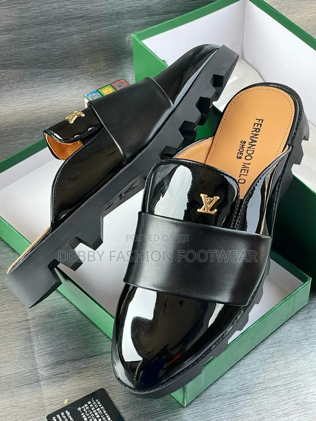 Glossy Fernando Melo Half Shoe