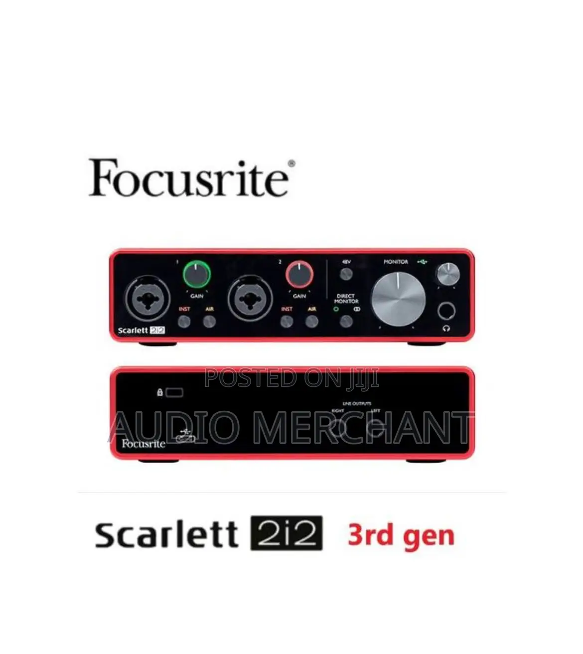 Focusrite Scarlett 2i2 Third Generation