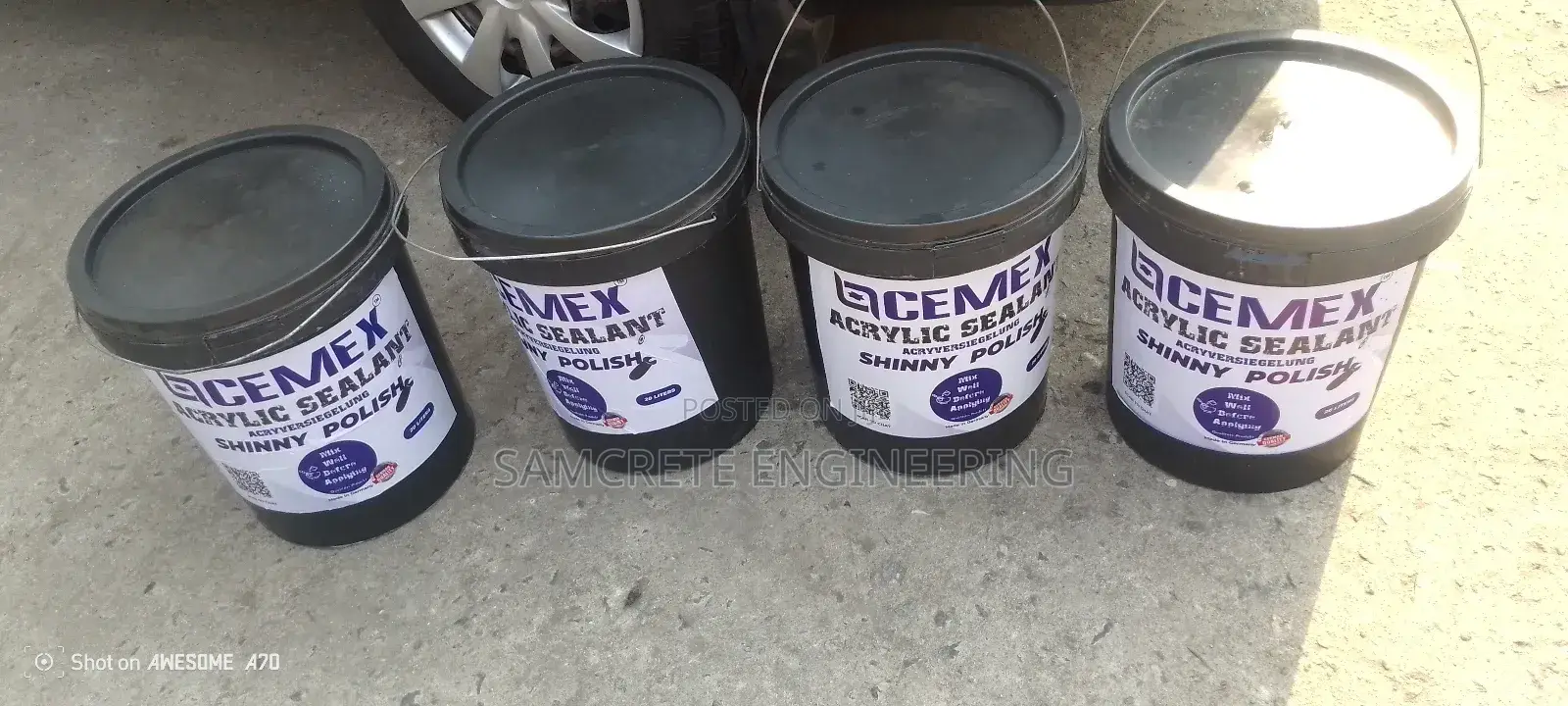 Reflective Stamp Floor Polish