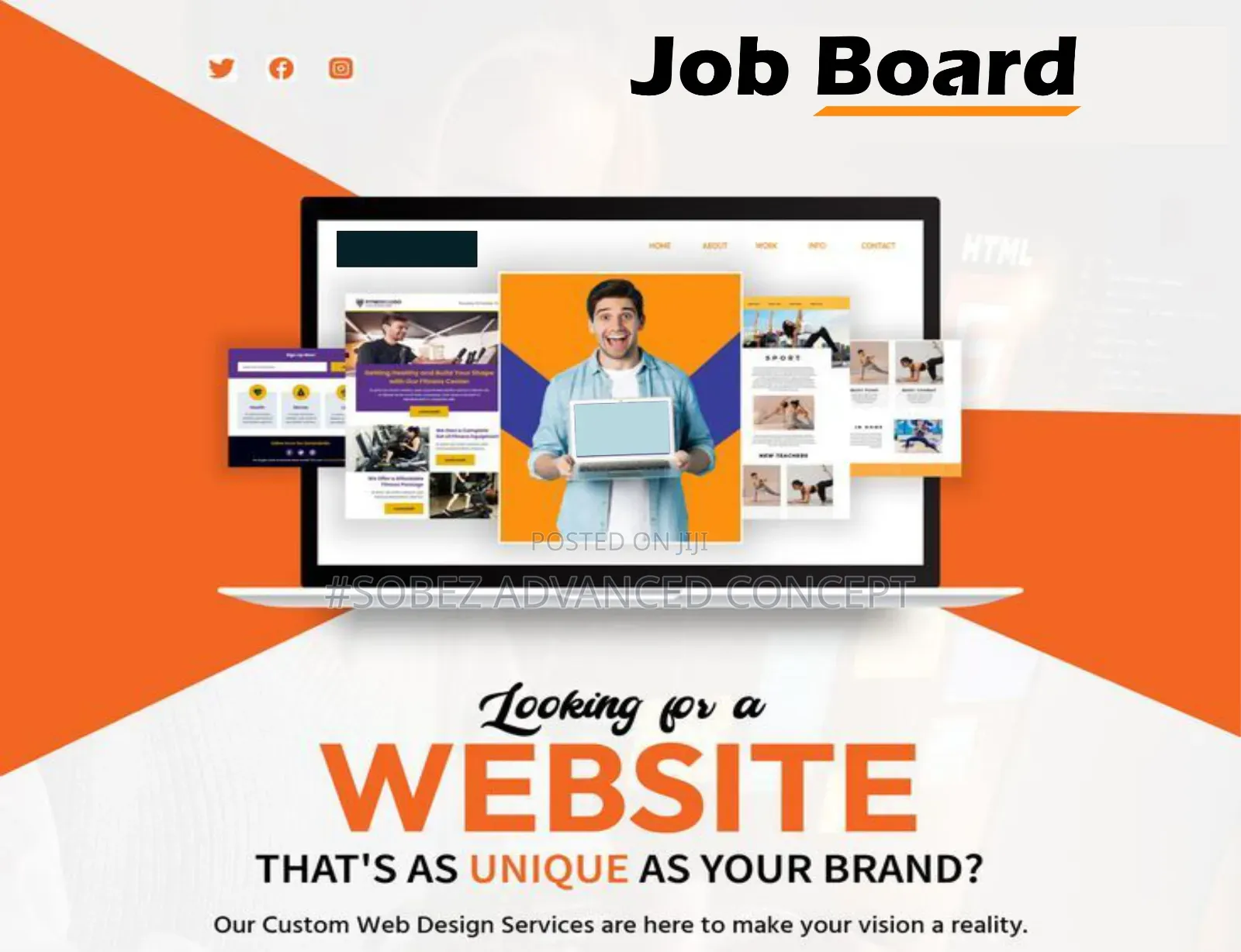 Job Board Website Design
