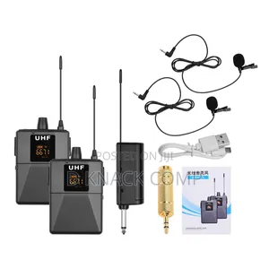 UHF Wireless Microphone With Bodypack Transmitter Receiver