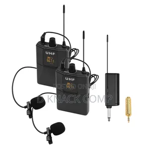 UHF Wireless Microphone With Bodypack Transmitter Receiver