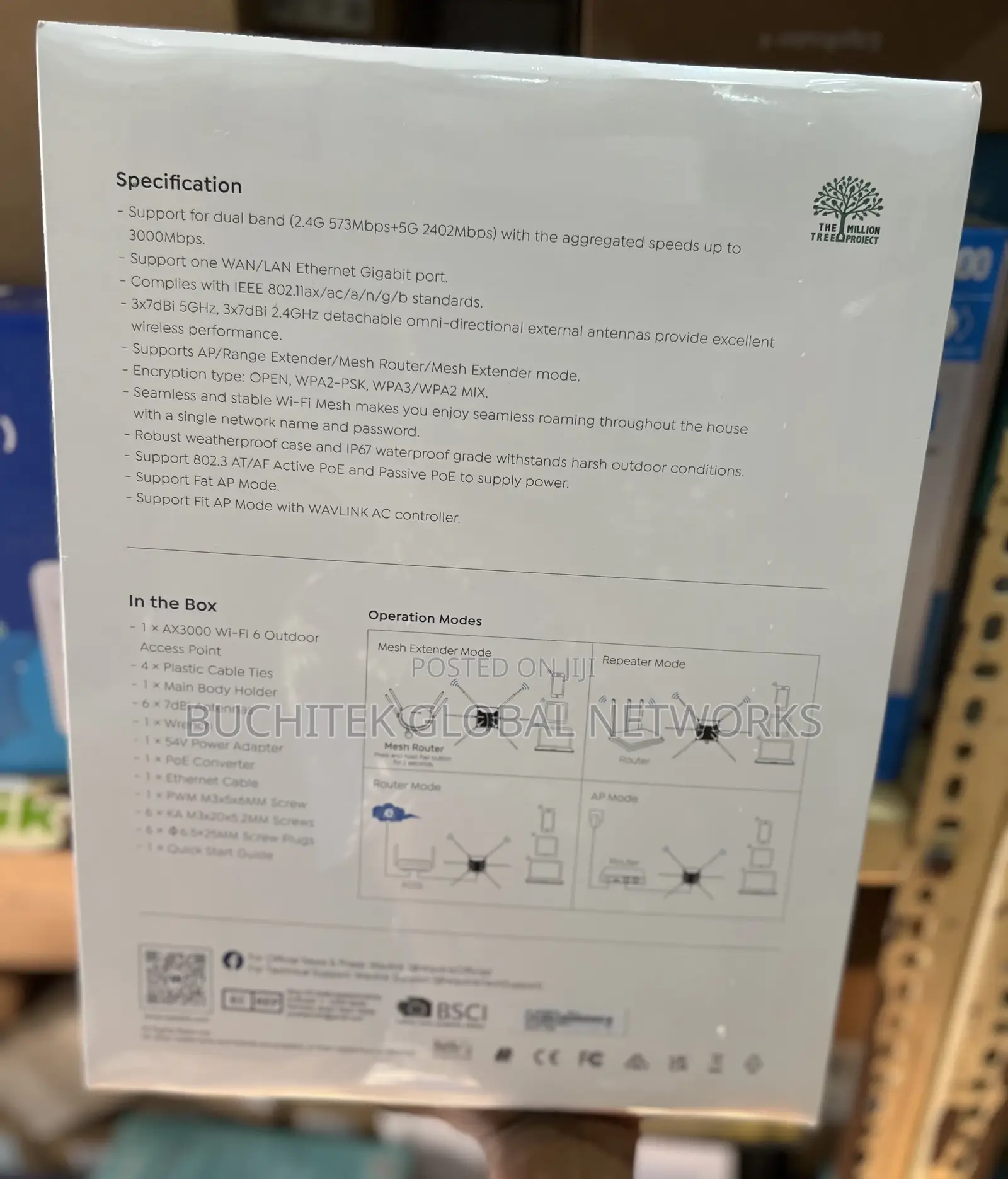 Wavlink Ax3000 Hd9s Outdoor Wireless Access Point.