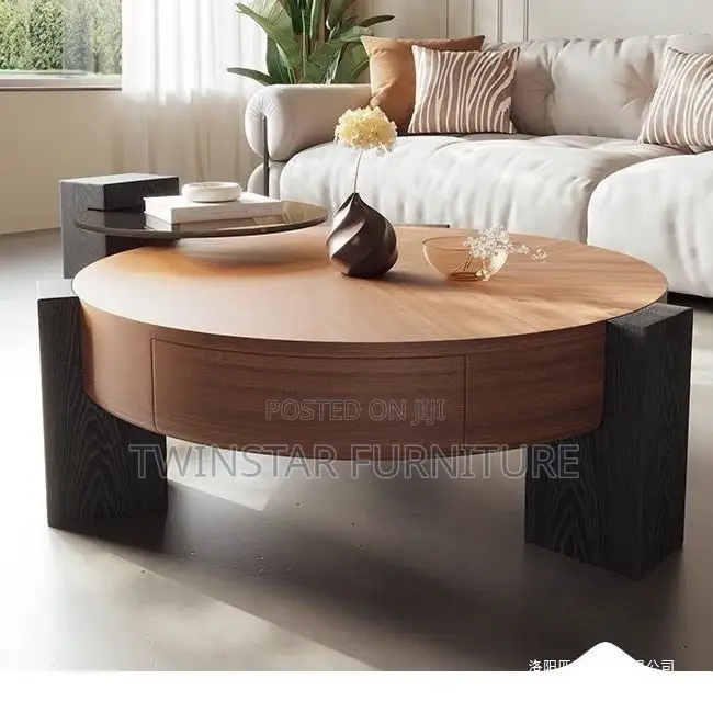 New Modern Luxury Wooden Centre Table/ Side Stool