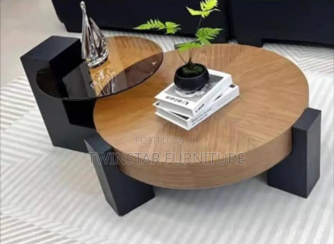New Modern Luxury Wooden Centre Table/ Side Stool