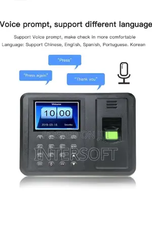 Fingerprint Biometrics Time Attendance Machine Identificatio