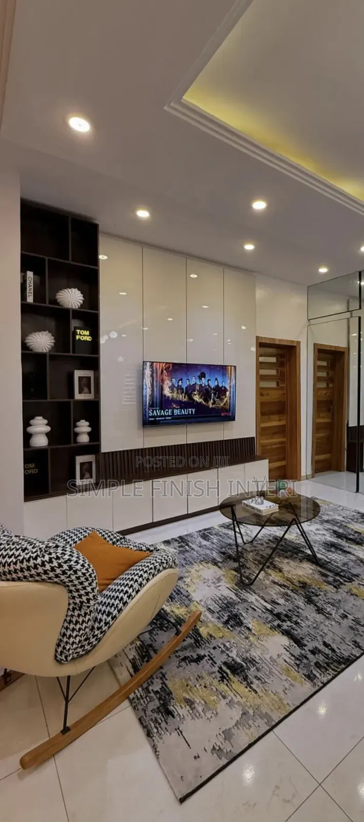 Tv Sand Wood Finish.
