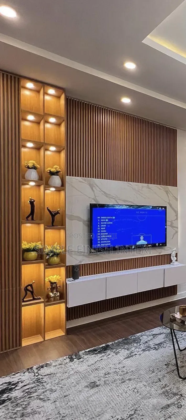 Tv Sand Wood Finish.