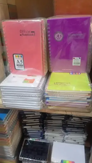 Imported Spiral Notebook A5 Size. Seminar Jotter By Pack