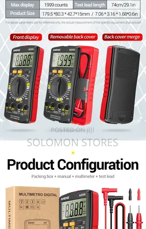 Digital Ultra Thin Multi Meter