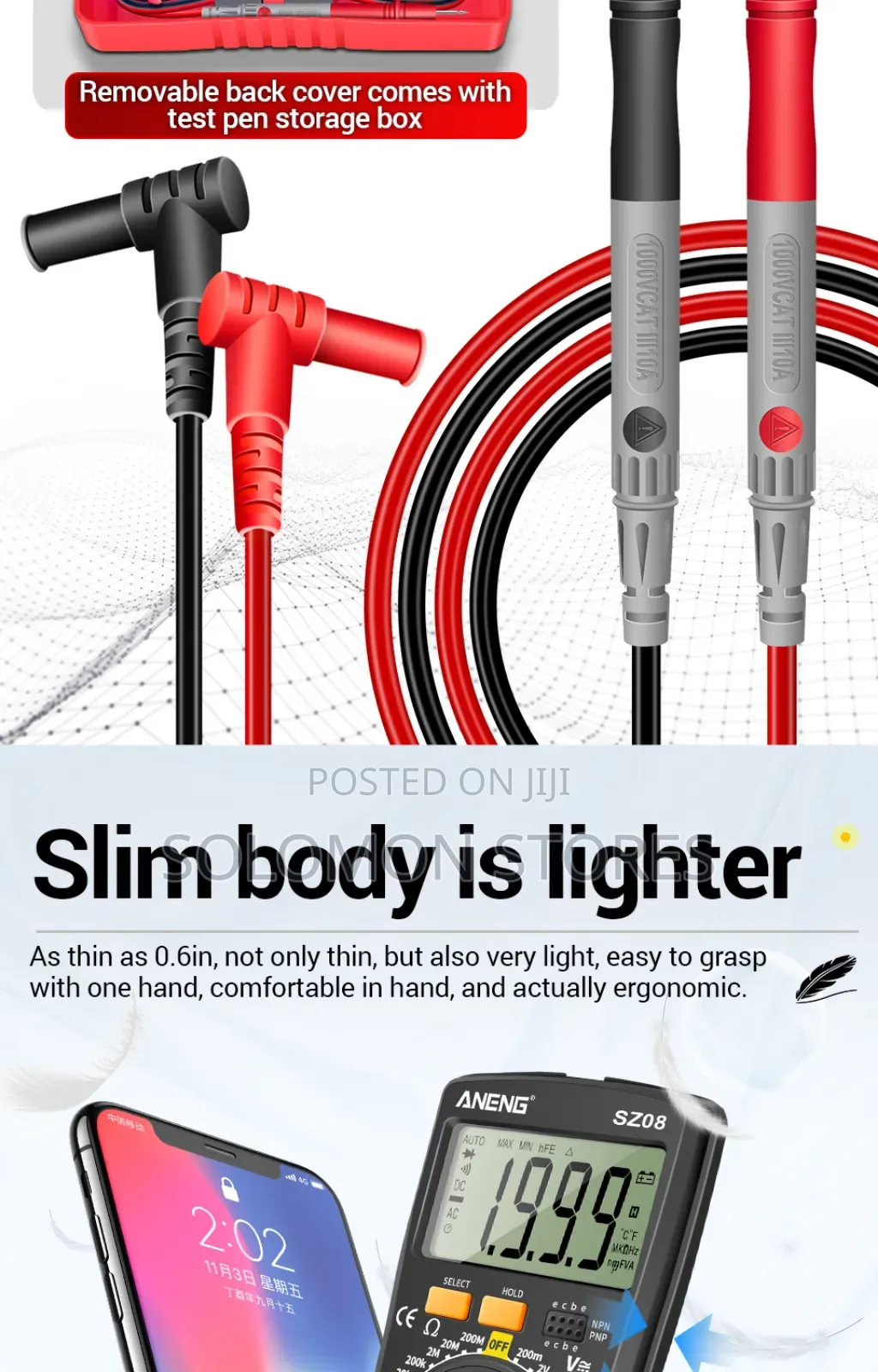 Digital Ultra Thin Multi Meter