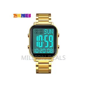 Photo - Bracelet Strap Led Light Gold Men's Sport Wrist Watch