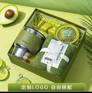 3 in 1 Gift Pack Set (Designer Cup, Fan and Towel)
